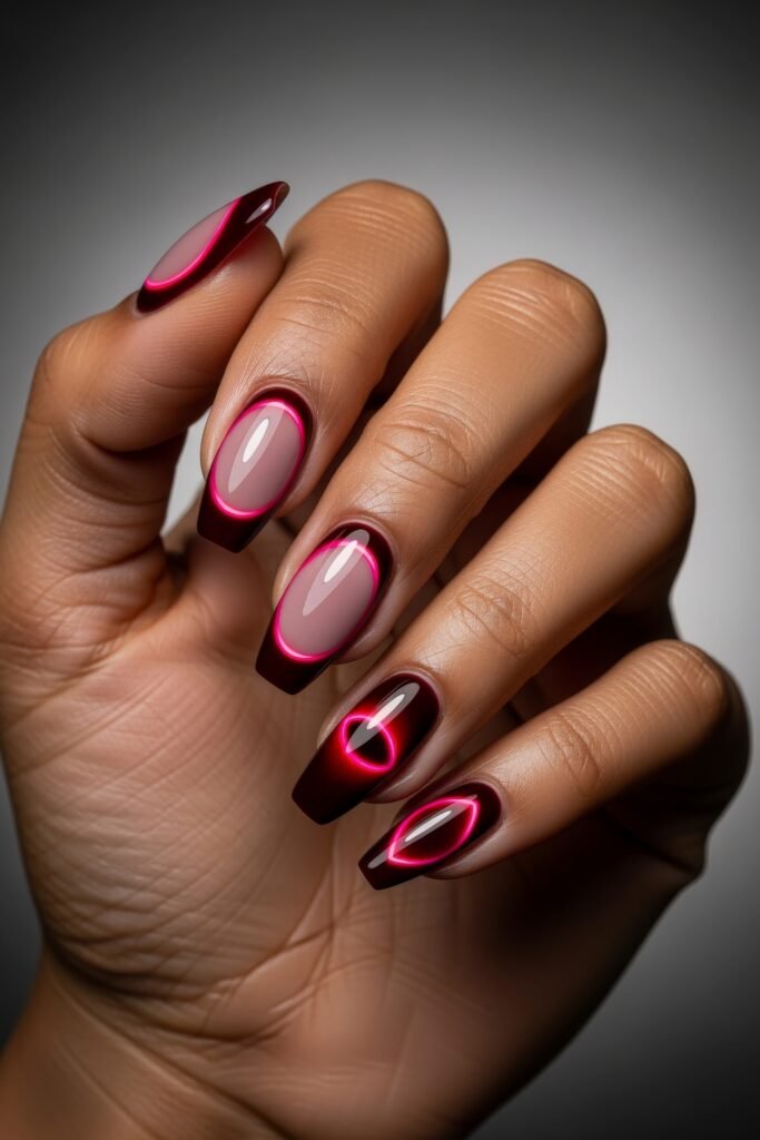 Valentines Nails Designs That Feel Chic and Modern 8 Valentines Nails